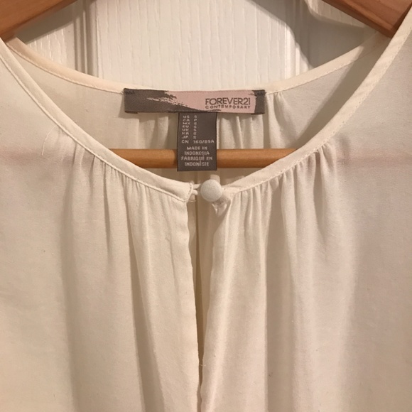 Forever21 Contemporary sheer dress shirt size small - Picture 2 of 3
